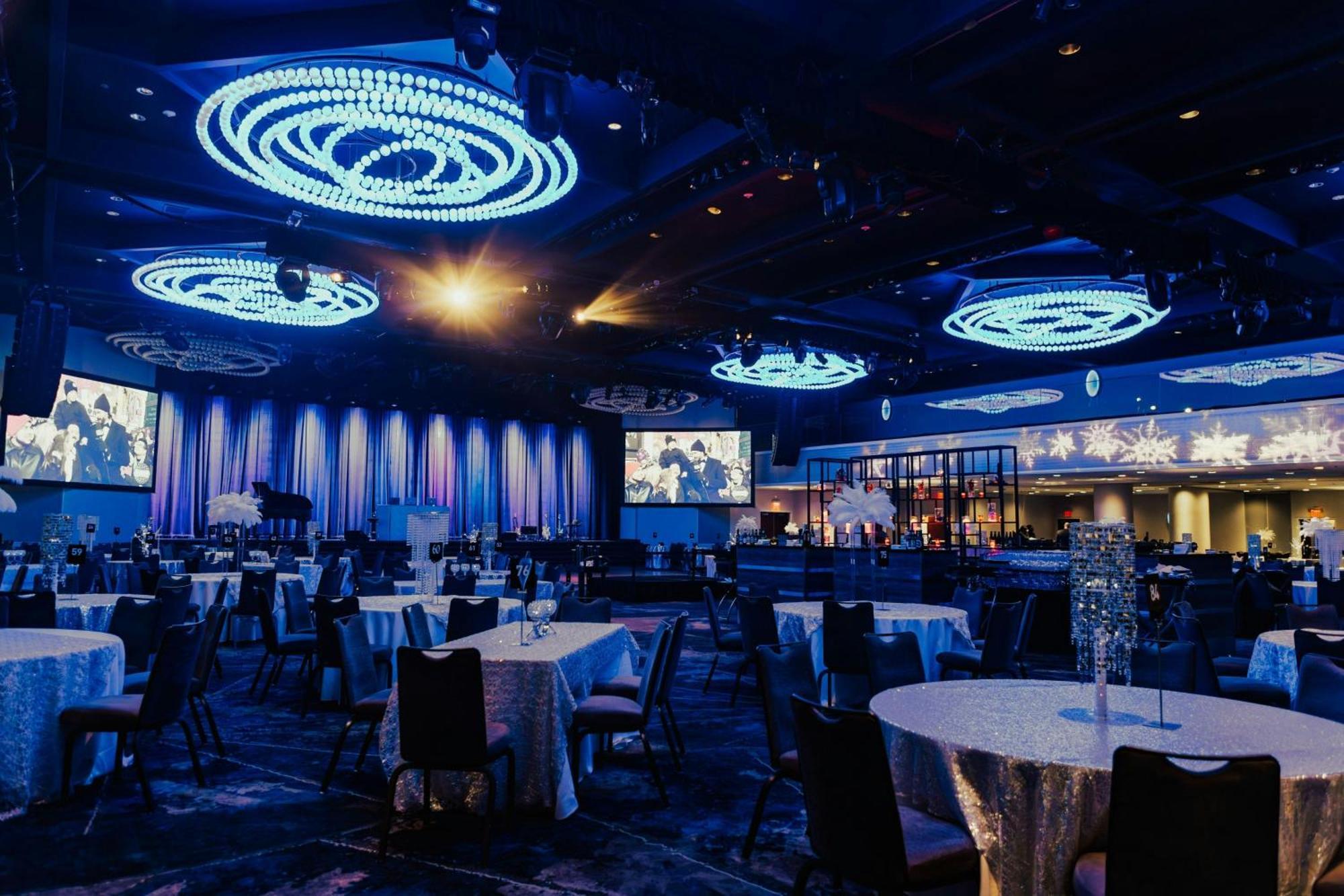 Hotel New York Marriott Marquis Esterno foto The interior of the Blue Note